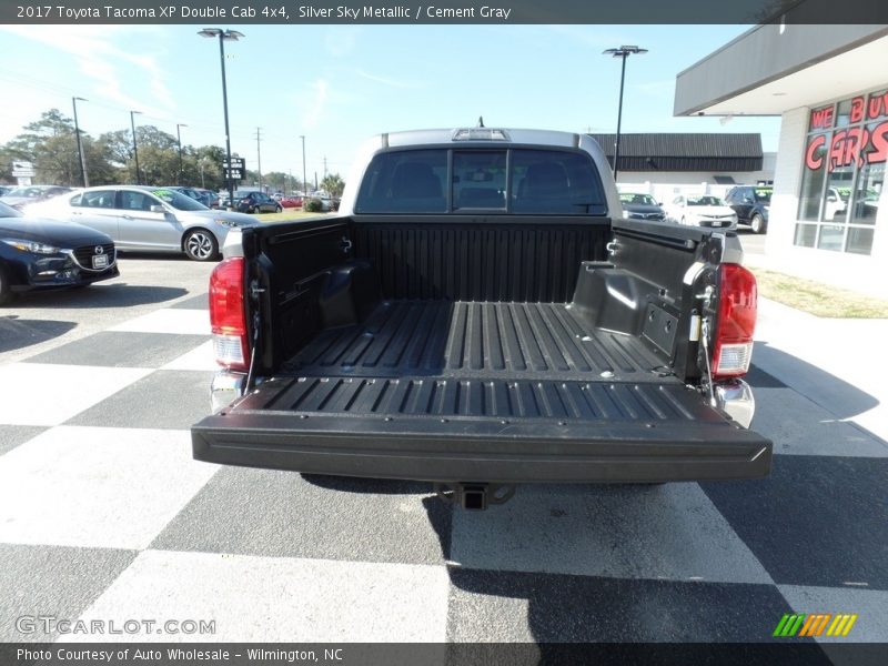 Silver Sky Metallic / Cement Gray 2017 Toyota Tacoma XP Double Cab 4x4