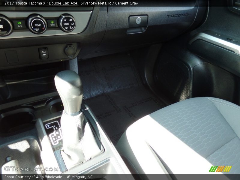 Silver Sky Metallic / Cement Gray 2017 Toyota Tacoma XP Double Cab 4x4