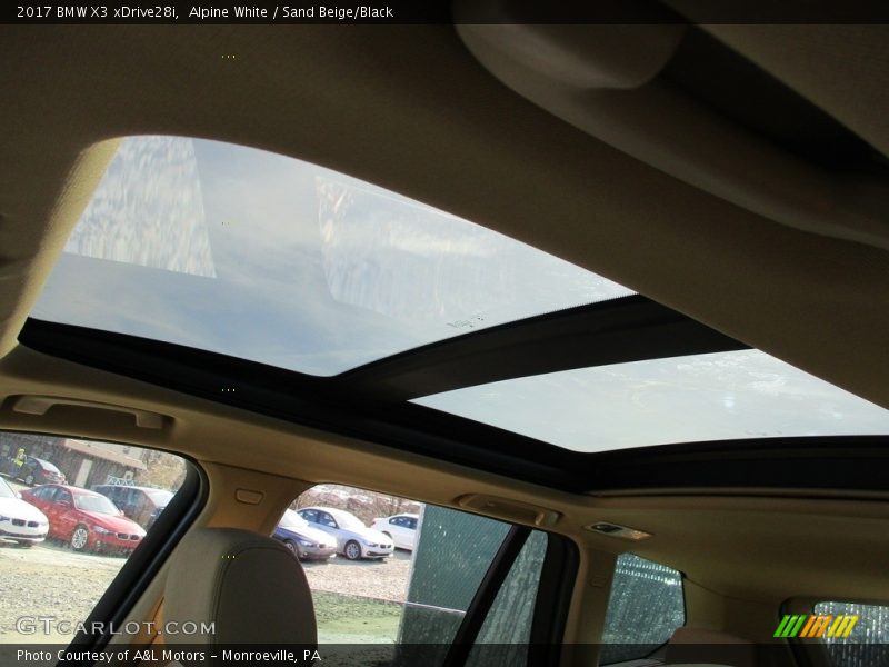 Alpine White / Sand Beige/Black 2017 BMW X3 xDrive28i
