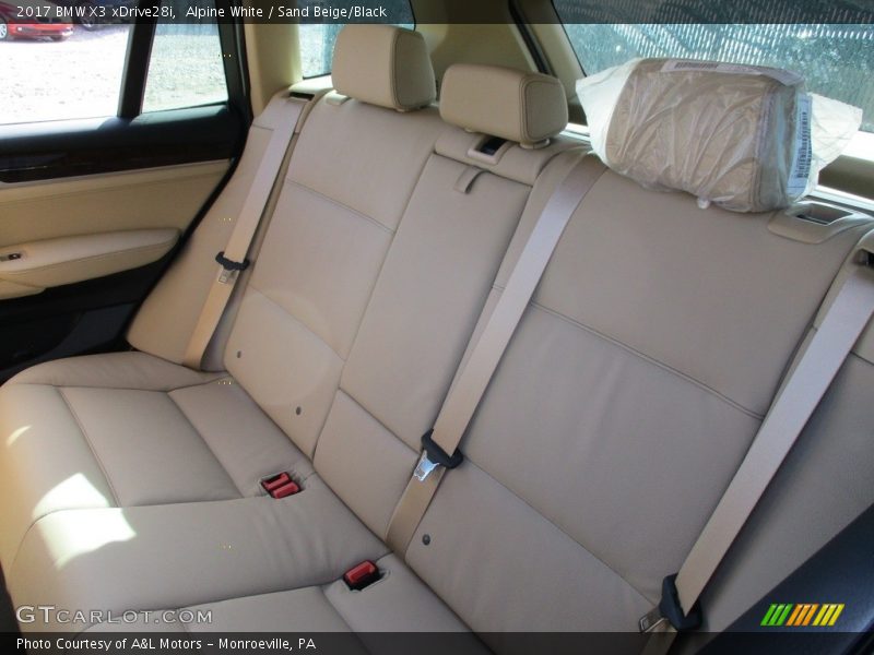 Alpine White / Sand Beige/Black 2017 BMW X3 xDrive28i