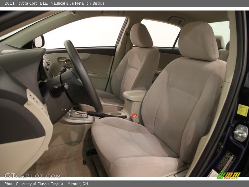Nautical Blue Metallic / Bisque 2011 Toyota Corolla LE