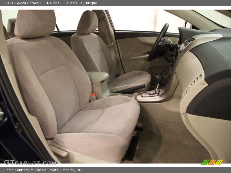 Nautical Blue Metallic / Bisque 2011 Toyota Corolla LE