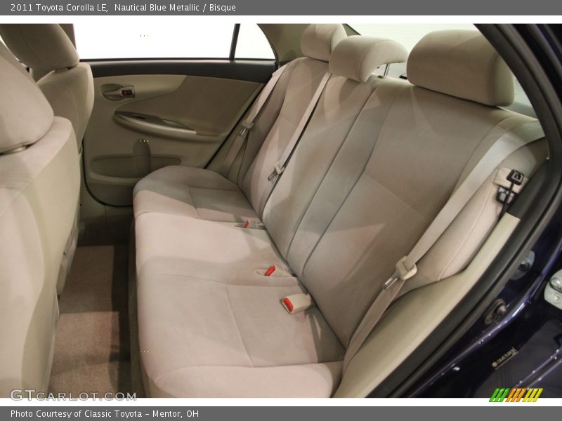 Nautical Blue Metallic / Bisque 2011 Toyota Corolla LE