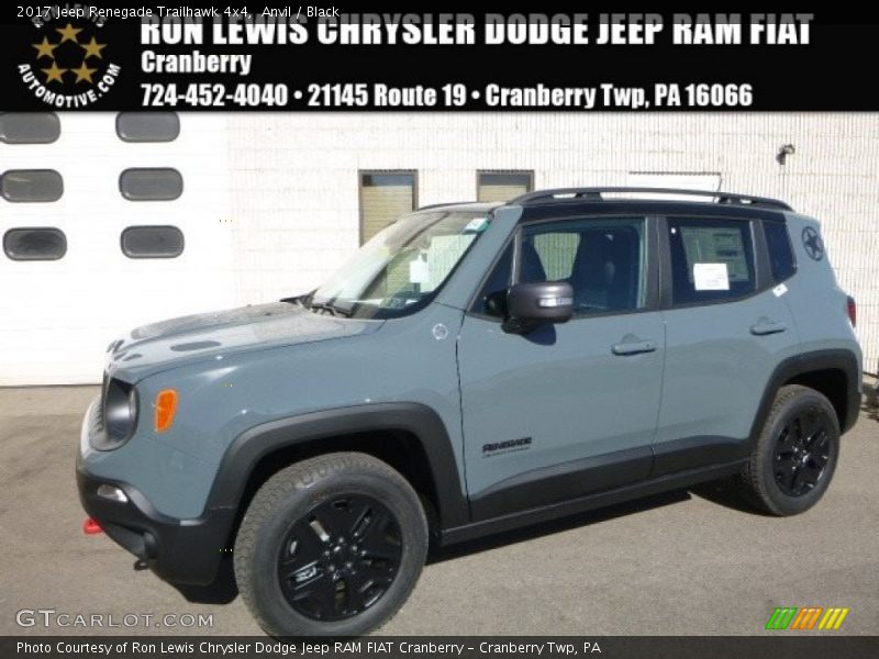Anvil / Black 2017 Jeep Renegade Trailhawk 4x4