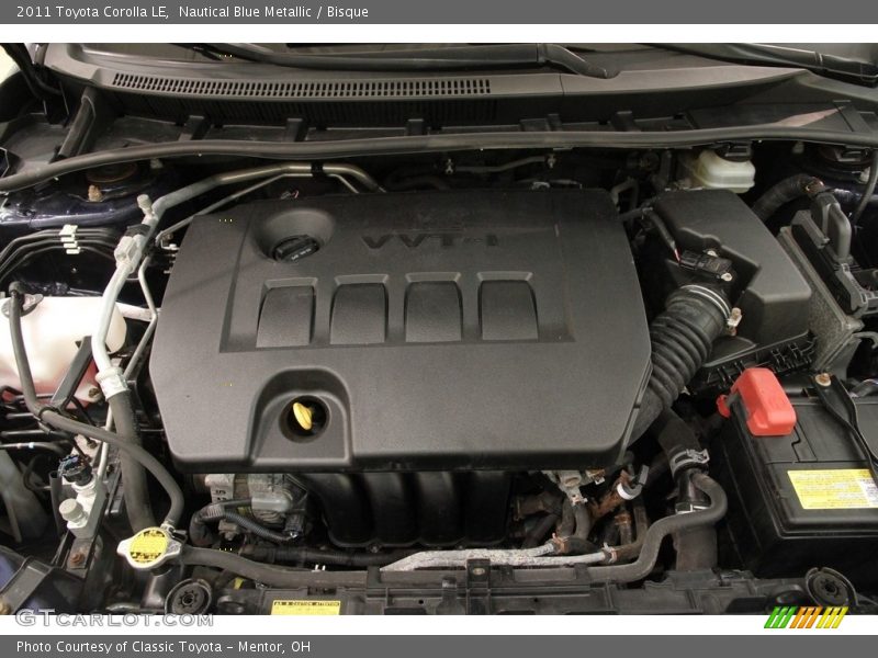 Nautical Blue Metallic / Bisque 2011 Toyota Corolla LE
