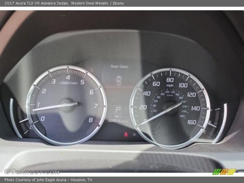 Modern Steel Metallic / Ebony 2017 Acura TLX V6 Advance Sedan