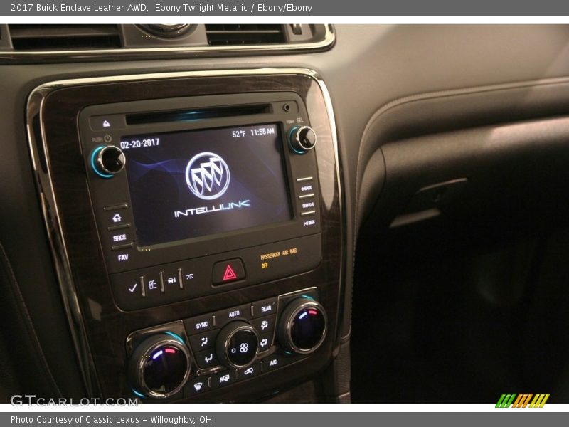 Ebony Twilight Metallic / Ebony/Ebony 2017 Buick Enclave Leather AWD