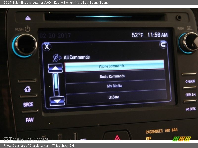 Ebony Twilight Metallic / Ebony/Ebony 2017 Buick Enclave Leather AWD