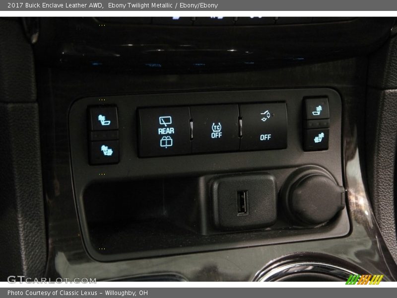 Ebony Twilight Metallic / Ebony/Ebony 2017 Buick Enclave Leather AWD