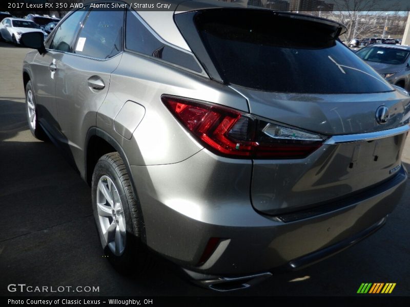 Atomic Silver / Stratus Gray 2017 Lexus RX 350 AWD