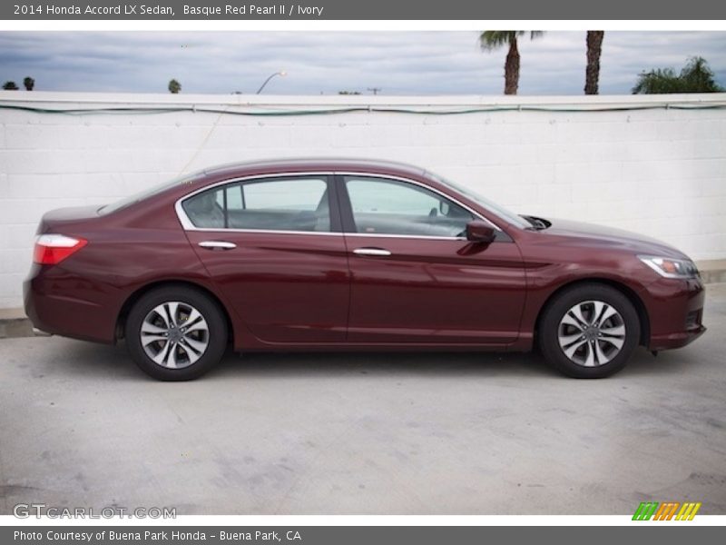 Basque Red Pearl II / Ivory 2014 Honda Accord LX Sedan