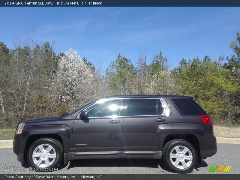 Iridium Metallic / Jet Black 2014 GMC Terrain SLE AWD