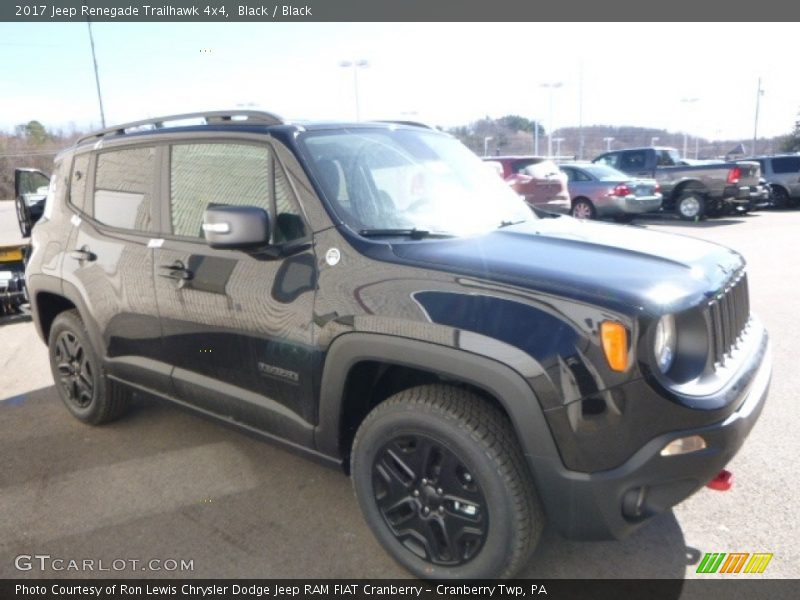 Black / Black 2017 Jeep Renegade Trailhawk 4x4