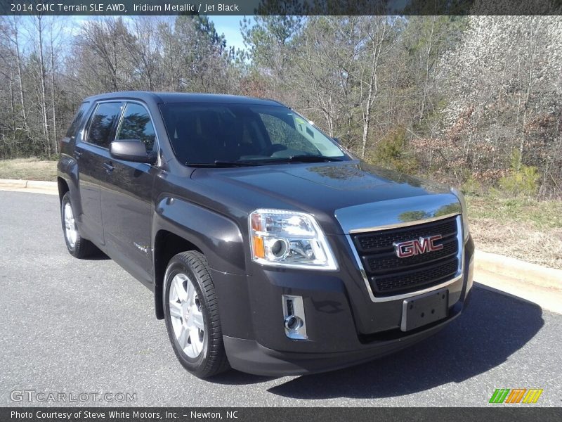 Iridium Metallic / Jet Black 2014 GMC Terrain SLE AWD