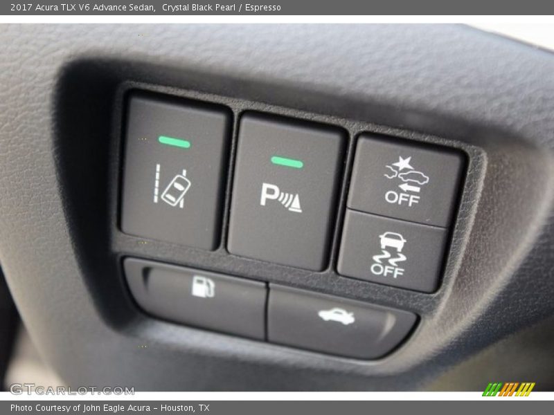 Crystal Black Pearl / Espresso 2017 Acura TLX V6 Advance Sedan