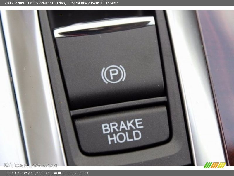Crystal Black Pearl / Espresso 2017 Acura TLX V6 Advance Sedan