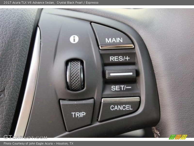 Crystal Black Pearl / Espresso 2017 Acura TLX V6 Advance Sedan
