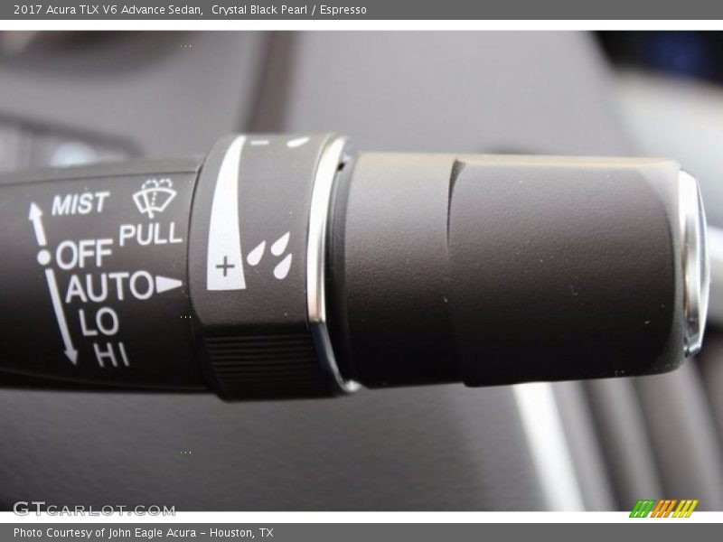 Crystal Black Pearl / Espresso 2017 Acura TLX V6 Advance Sedan