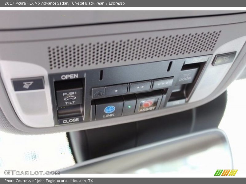 Crystal Black Pearl / Espresso 2017 Acura TLX V6 Advance Sedan