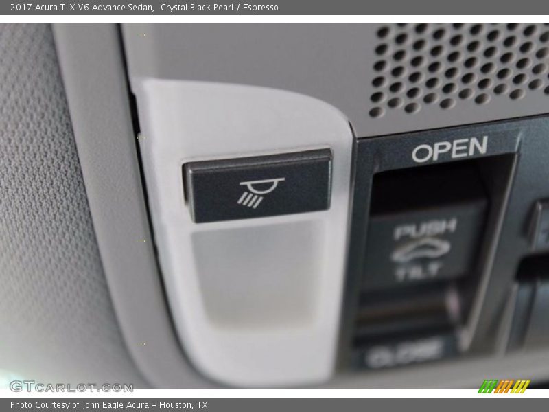 Crystal Black Pearl / Espresso 2017 Acura TLX V6 Advance Sedan