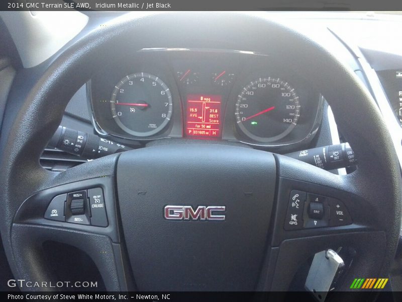 Iridium Metallic / Jet Black 2014 GMC Terrain SLE AWD