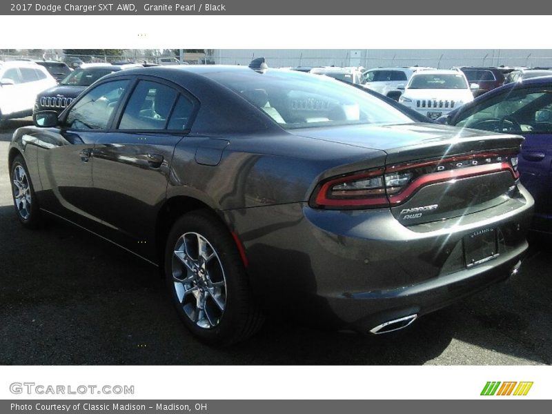 Granite Pearl / Black 2017 Dodge Charger SXT AWD