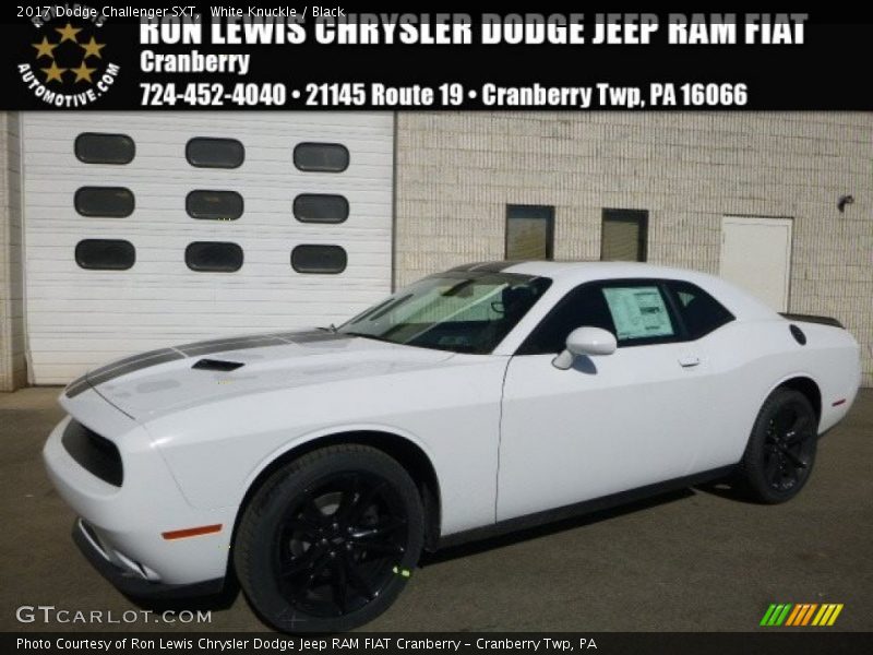 White Knuckle / Black 2017 Dodge Challenger SXT