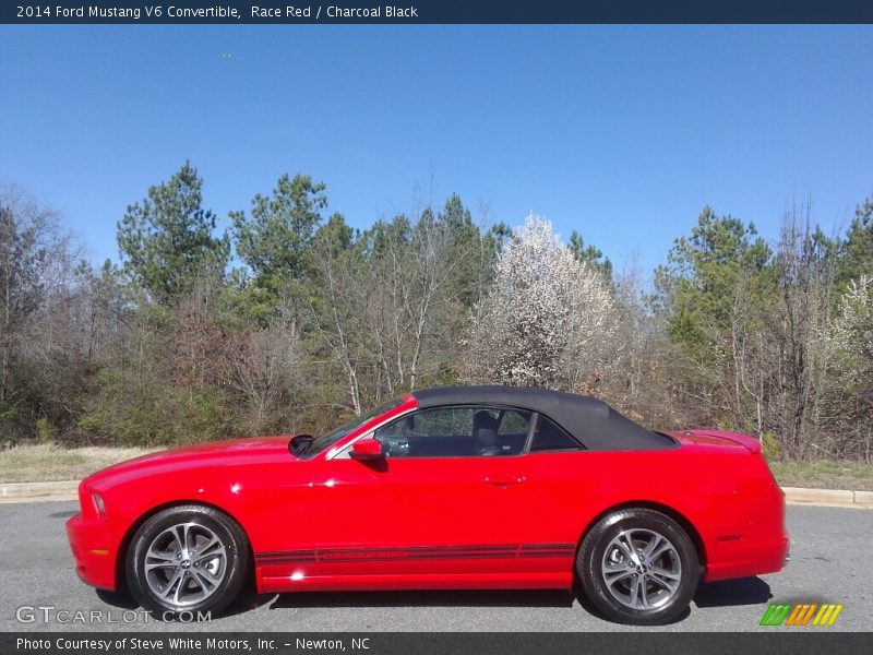 Race Red / Charcoal Black 2014 Ford Mustang V6 Convertible