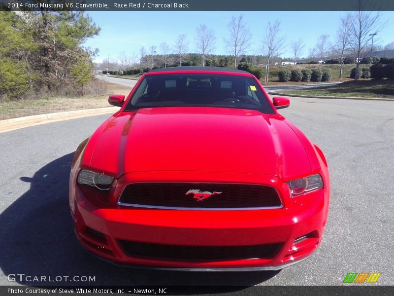 Race Red / Charcoal Black 2014 Ford Mustang V6 Convertible