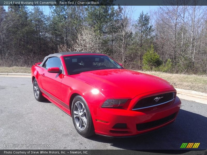 Race Red / Charcoal Black 2014 Ford Mustang V6 Convertible