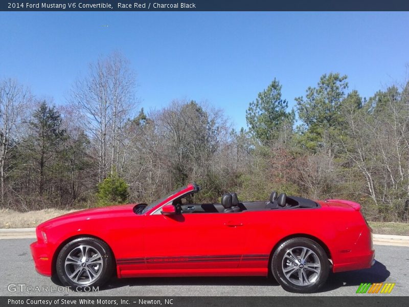 Race Red / Charcoal Black 2014 Ford Mustang V6 Convertible