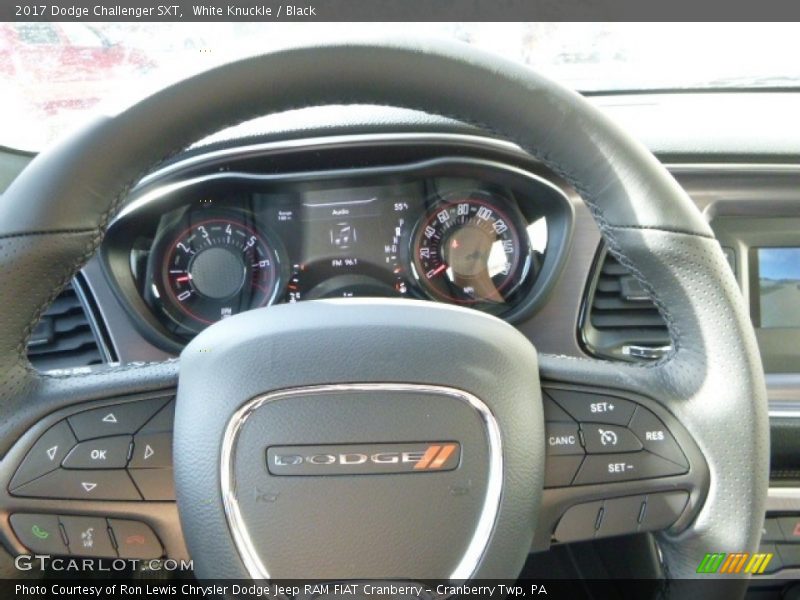 White Knuckle / Black 2017 Dodge Challenger SXT
