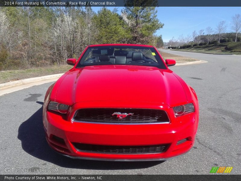 Race Red / Charcoal Black 2014 Ford Mustang V6 Convertible
