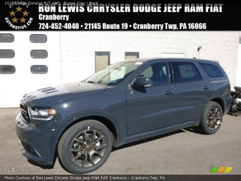 Bruiser Grey / Black 2017 Dodge Durango R/T AWD