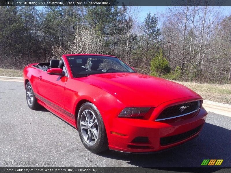 Race Red / Charcoal Black 2014 Ford Mustang V6 Convertible