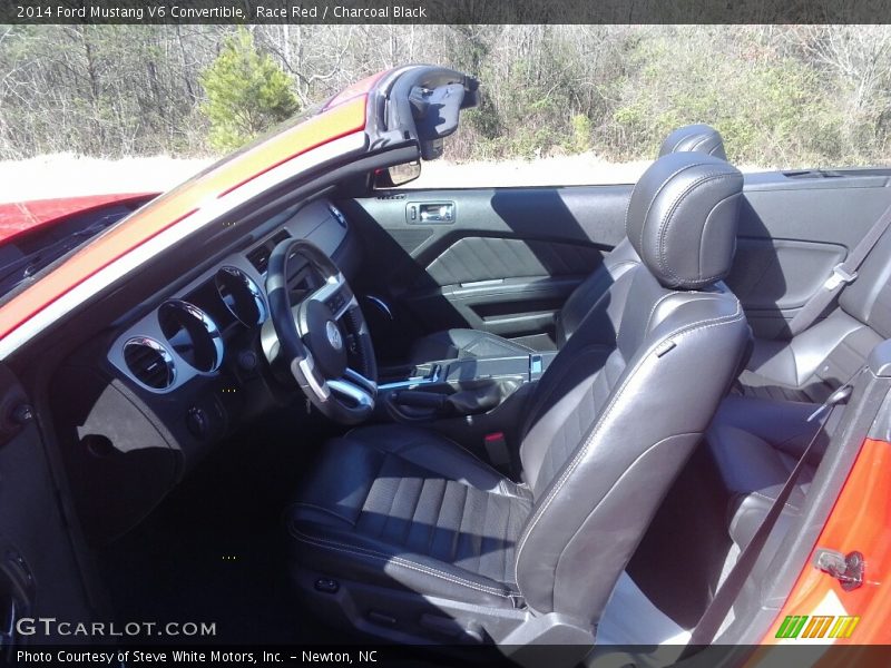 Race Red / Charcoal Black 2014 Ford Mustang V6 Convertible