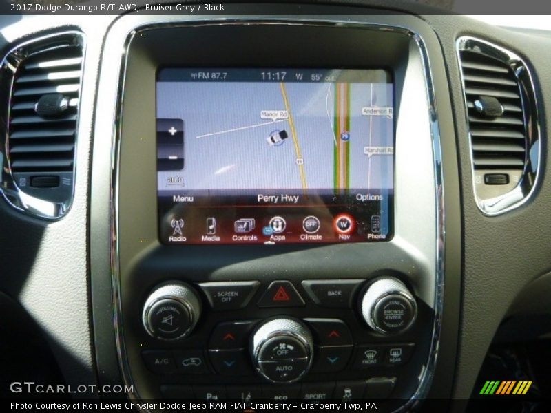 Navigation of 2017 Durango R/T AWD
