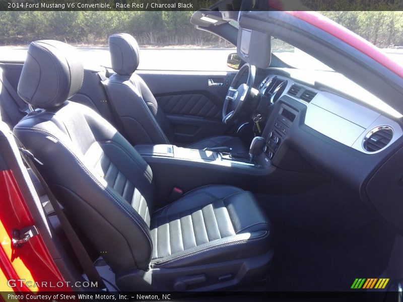 Race Red / Charcoal Black 2014 Ford Mustang V6 Convertible