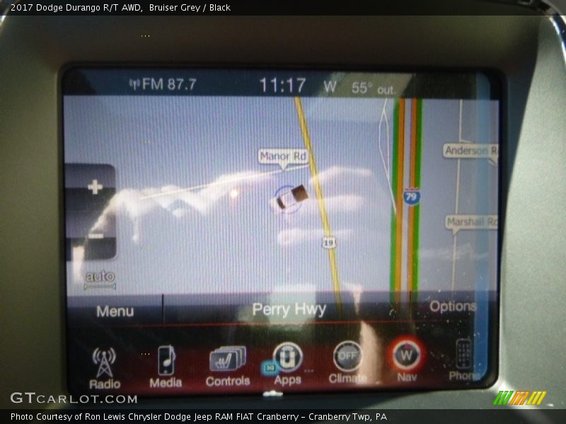 Navigation of 2017 Durango R/T AWD