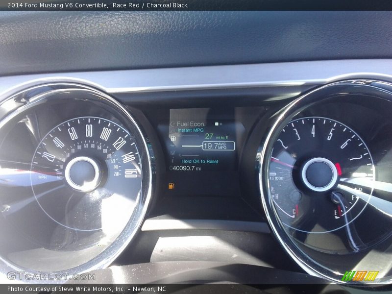 Race Red / Charcoal Black 2014 Ford Mustang V6 Convertible