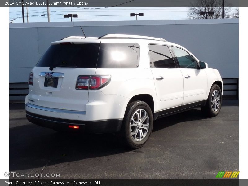 Summit White / Ebony 2014 GMC Acadia SLT