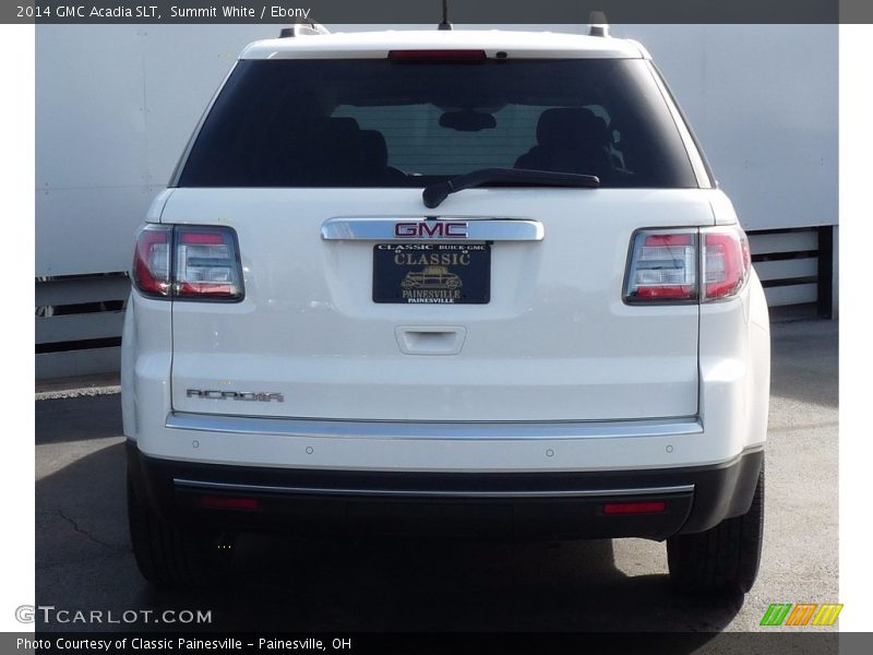 Summit White / Ebony 2014 GMC Acadia SLT