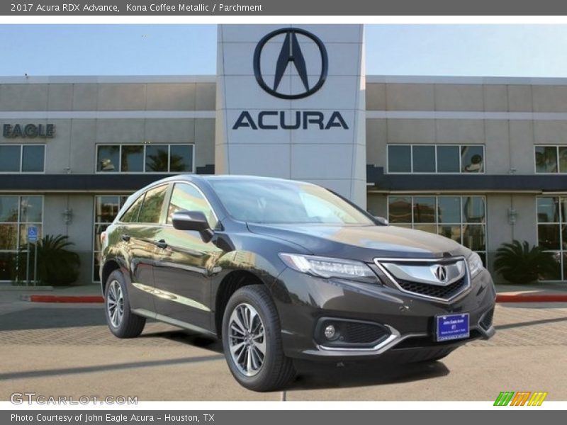 Kona Coffee Metallic / Parchment 2017 Acura RDX Advance