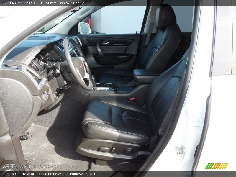 Summit White / Ebony 2014 GMC Acadia SLT