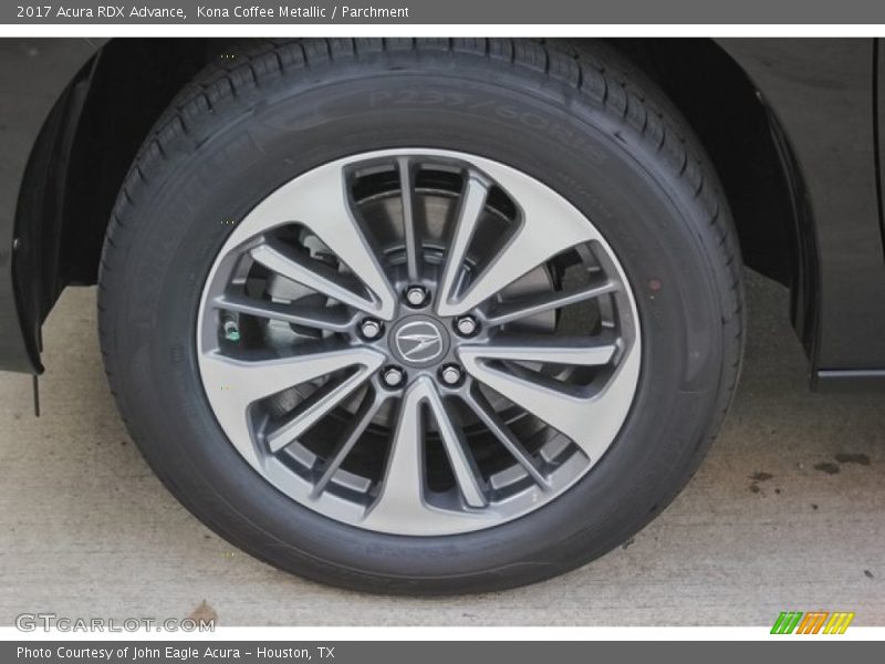 Kona Coffee Metallic / Parchment 2017 Acura RDX Advance