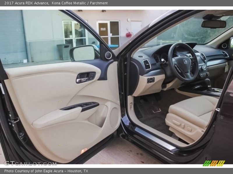 Kona Coffee Metallic / Parchment 2017 Acura RDX Advance