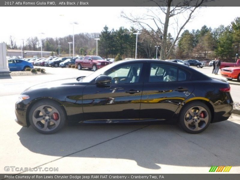 Alfa Black / Black 2017 Alfa Romeo Giulia RWD