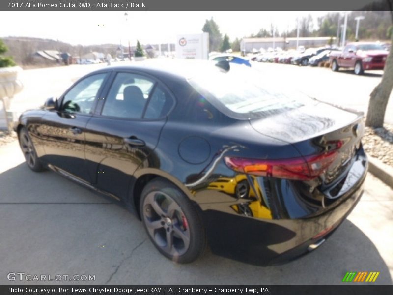 Alfa Black / Black 2017 Alfa Romeo Giulia RWD