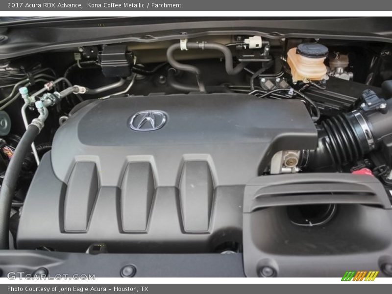 Kona Coffee Metallic / Parchment 2017 Acura RDX Advance