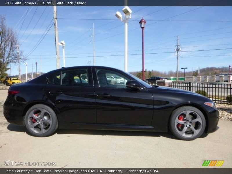 Alfa Black / Black 2017 Alfa Romeo Giulia RWD